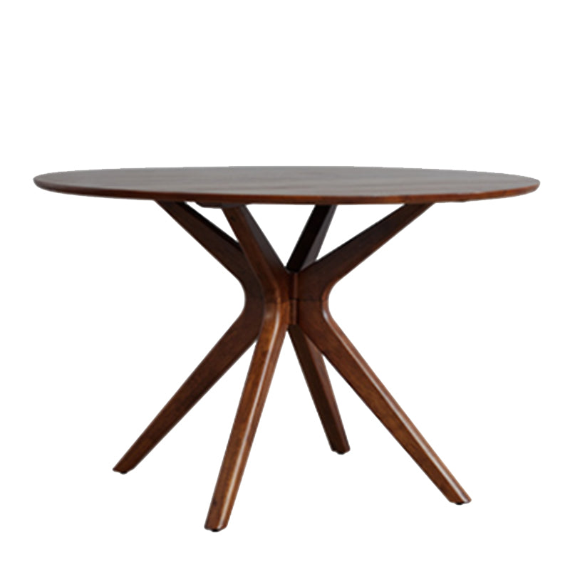 1/2/3/4 piezas Juego de comedor de madera maciza Mesa redonda moderna de madera de pino con sillas de madera