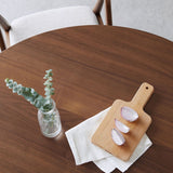 1/2/3/4 Pieces Solid Wood Dining Set Modern Pine Wood Round Table with Wooden Chairs