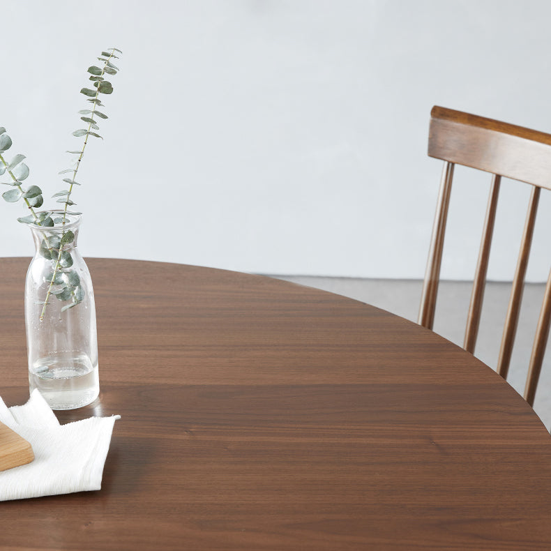 1/2/3/4 piezas Juego de comedor de madera maciza Mesa redonda moderna de madera de pino con sillas de madera