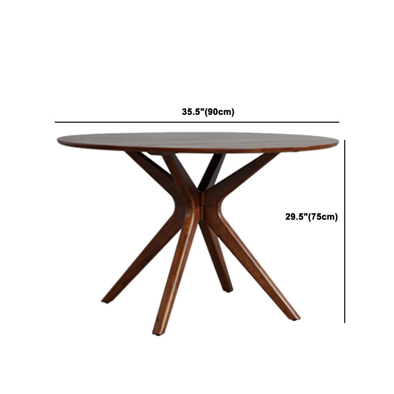 1/2/3/4 piezas Juego de comedor de madera maciza Mesa redonda moderna de madera de pino con sillas de madera