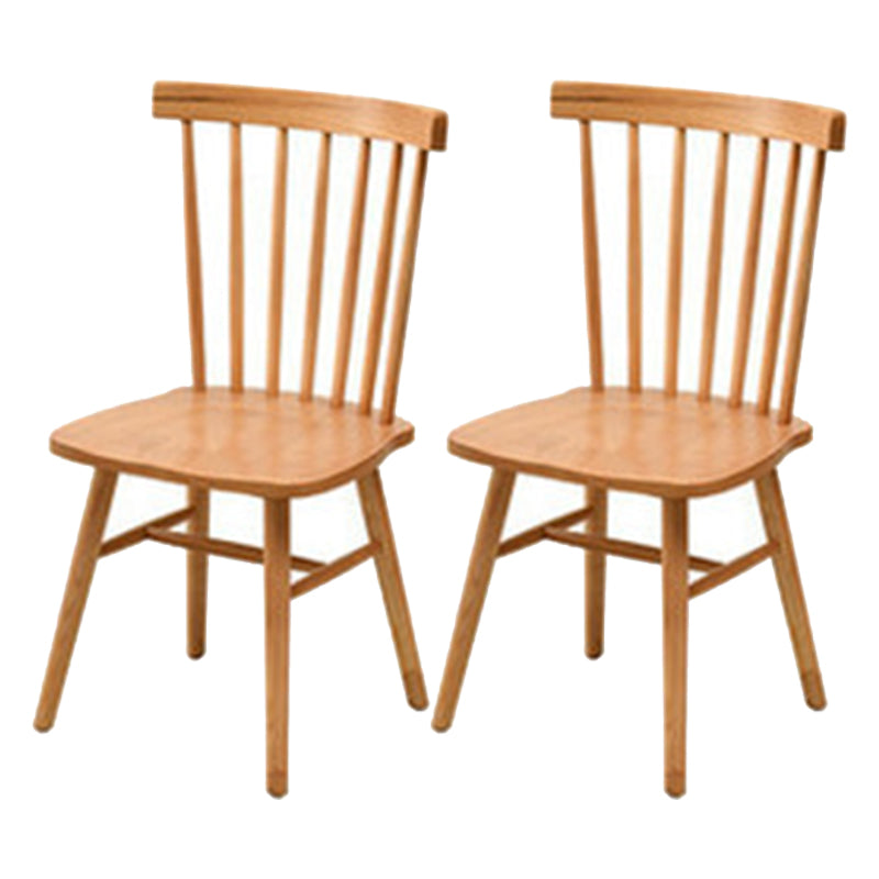 Ensemble de table à manger moderne 1/2/4/7 Table à manger en bois massif PCS avec chaises Windsor