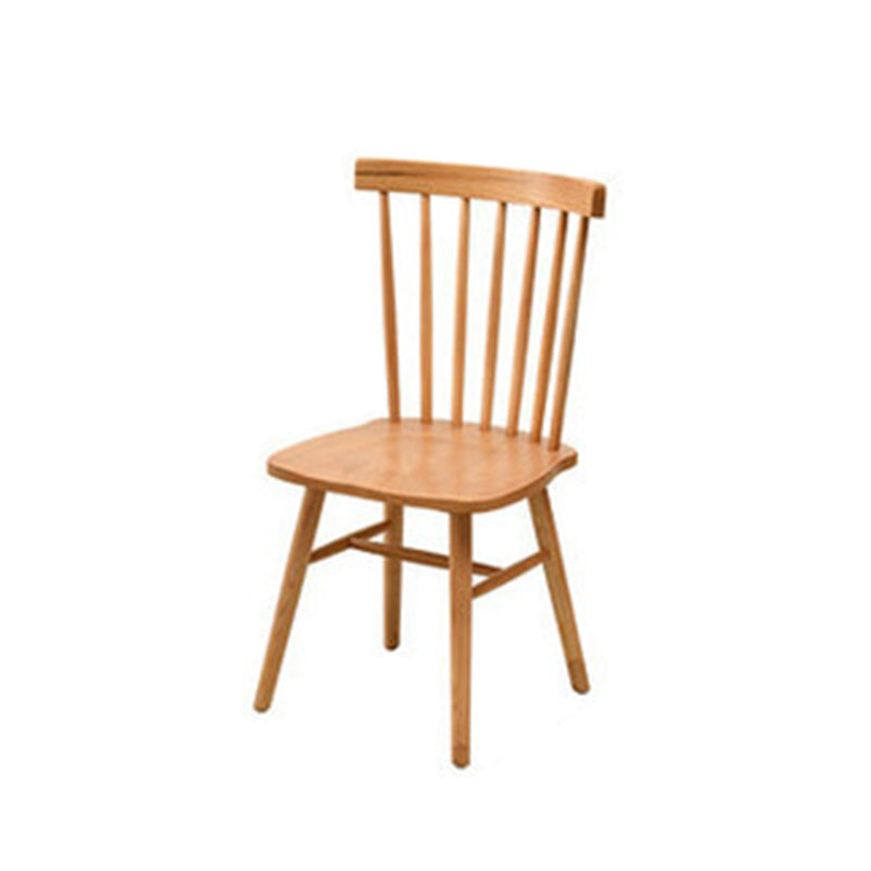 Ensemble de table à manger moderne 1/2/4/7 Table à manger en bois massif PCS avec chaises Windsor