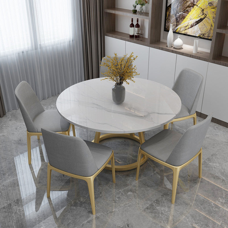 Eigentijdse ronde tafel set 1/2/5/7 stukken dinerset voor keuken