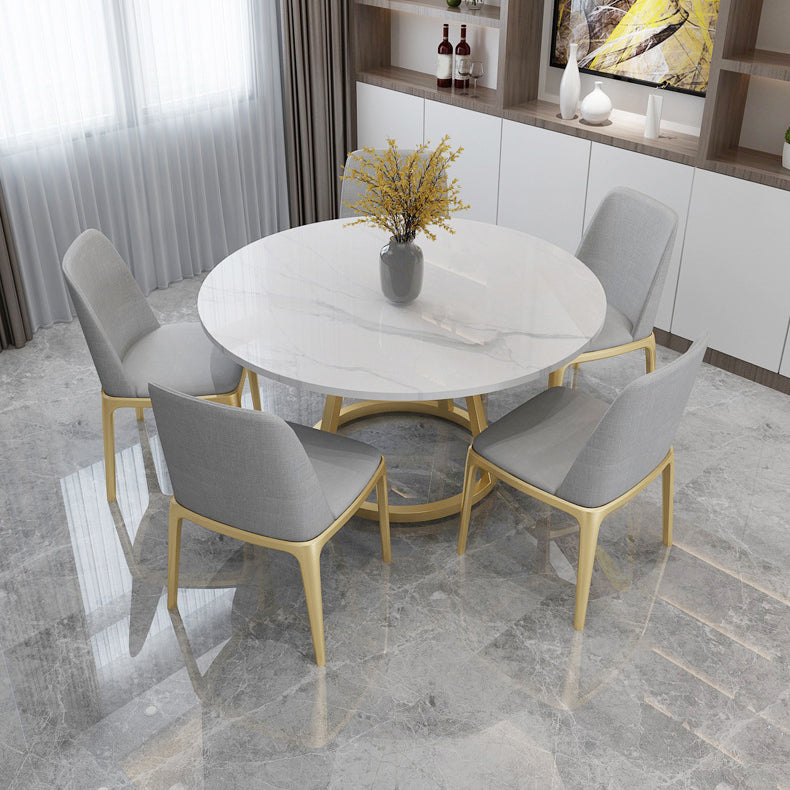 Eigentijdse ronde tafel set 1/2/5/7 stukken dinerset voor keuken