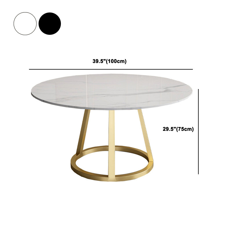 Eigentijdse ronde tafel set 1/2/5/7 stukken dinerset voor keuken