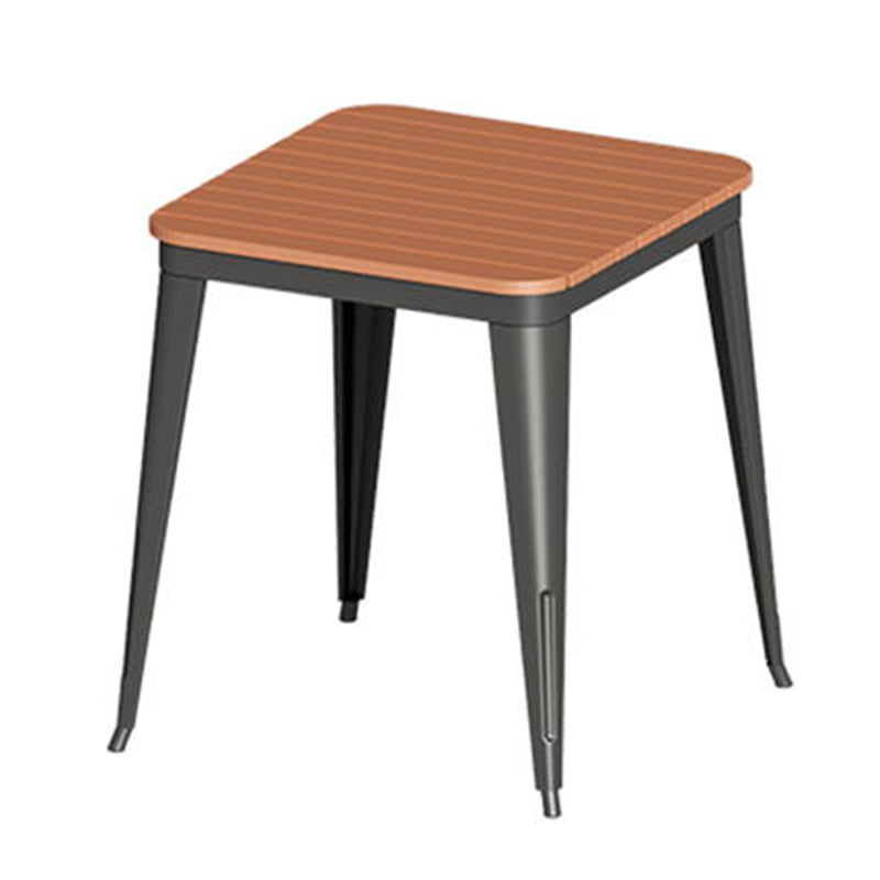 Ensemble de table en bois de style contemporain 1/2/3/5/7 Pièces Pièces Ensemble de restauration avec chaises en métal