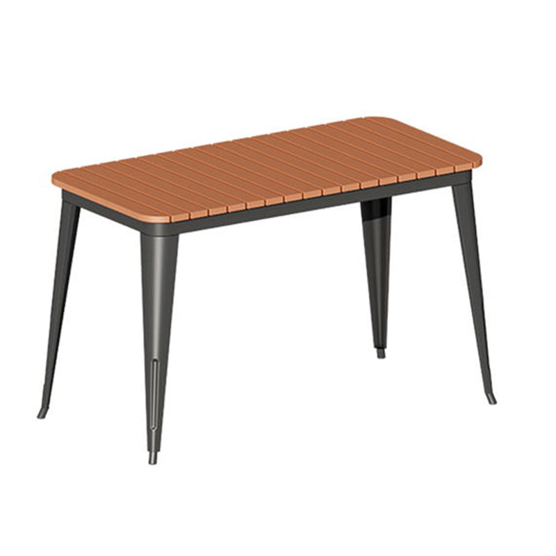 Ensemble de table en bois de style contemporain 1/2/3/5/7 Pièces Pièces Ensemble de restauration avec chaises en métal