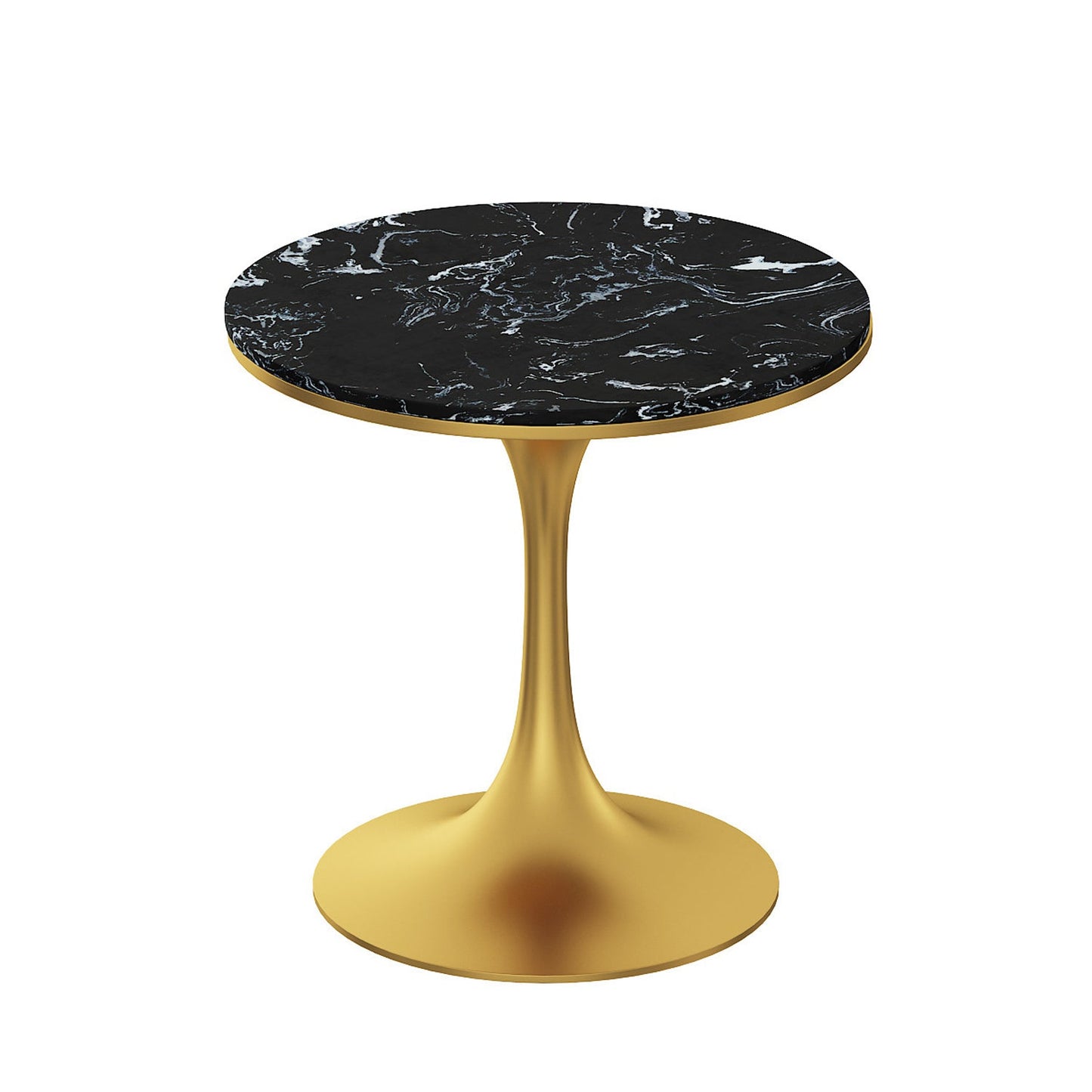 Contemporary Round Table Set 1/2/3/4/5 Pieces Dining Set for Kitchen