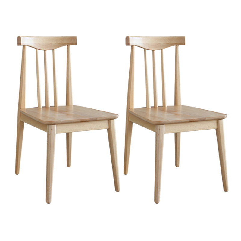 Ensemble de restauration rectangulaire moderne 1/2/5/7 Pieces Table à manger en bois massif avec chaises