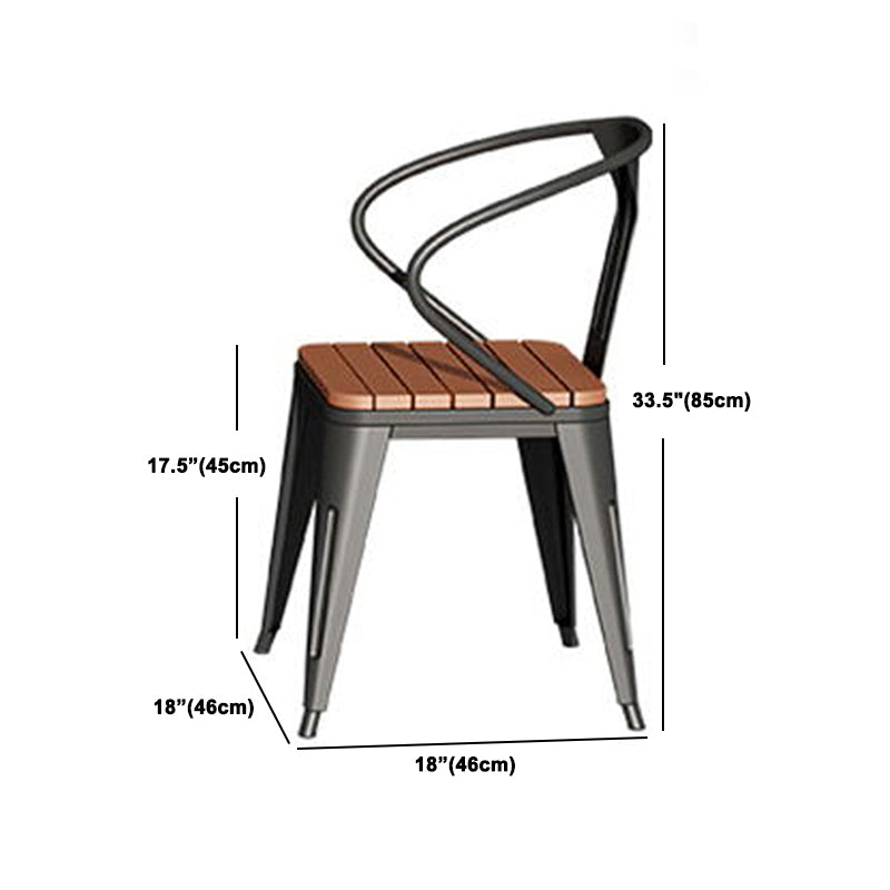 Ensemble de table rectangle contemporain 1/2/3/5/7 pièces de restauration avec chaises en métal