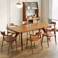 Modern 1/5/7 Pieces Dining Set Rectangle Pine Wood Dining Table for Dining Room Clearhalo 'Dining Room Sets' 'Dining Tables & Seating' 'dining_room_set' 'furn' 'furn_dining_room_set' 'Furniture' 'Kitchen & Dining Furniture' 5958402