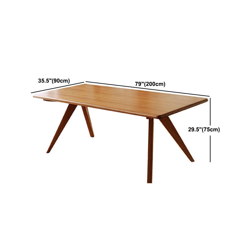 Modern 1/5/7 Pieces Dining Set Rectangle Pine Wood Dining Table for Dining Room Clearhalo 'Dining Room Sets' 'Dining Tables & Seating' 'dining_room_set' 'furn' 'furn_dining_room_set' 'Furniture' 'Kitchen & Dining Furniture' 5958410