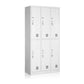 Modern White Storage Cabinet with Hinged Door Metal Cabinet for Bathroom Clearhalo 'Armoires & Wardrobes' 'armoires_wardrobes' 'Bedroom Furniture' 'furn' 'furn_armoires_wardrobes' 'Furniture' 5958425