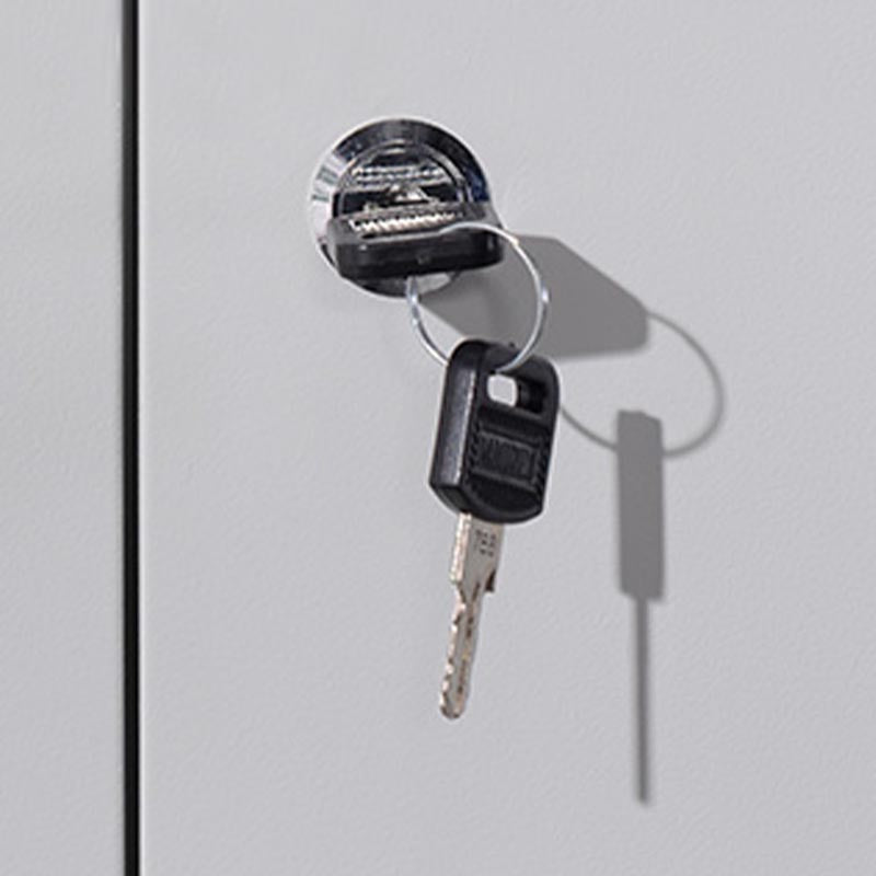 Modern White Storage Cabinet with Hinged Door Metal Cabinet for Bathroom Clearhalo 'Armoires & Wardrobes' 'armoires_wardrobes' 'Bedroom Furniture' 'furn' 'furn_armoires_wardrobes' 'Furniture' 5958426