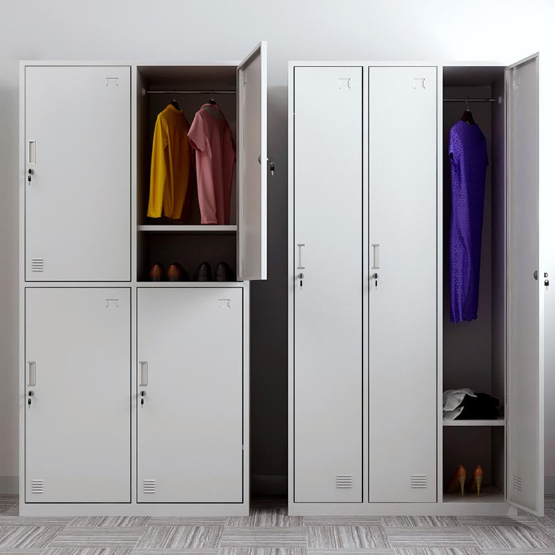 Modern scharnierende garderobe Armoire stalen garderobe kast voor slaapkamer