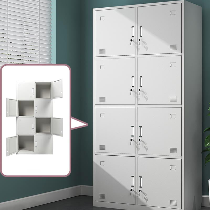 Modern scharnierende garderobe Armoire stalen garderobe kast voor slaapkamer