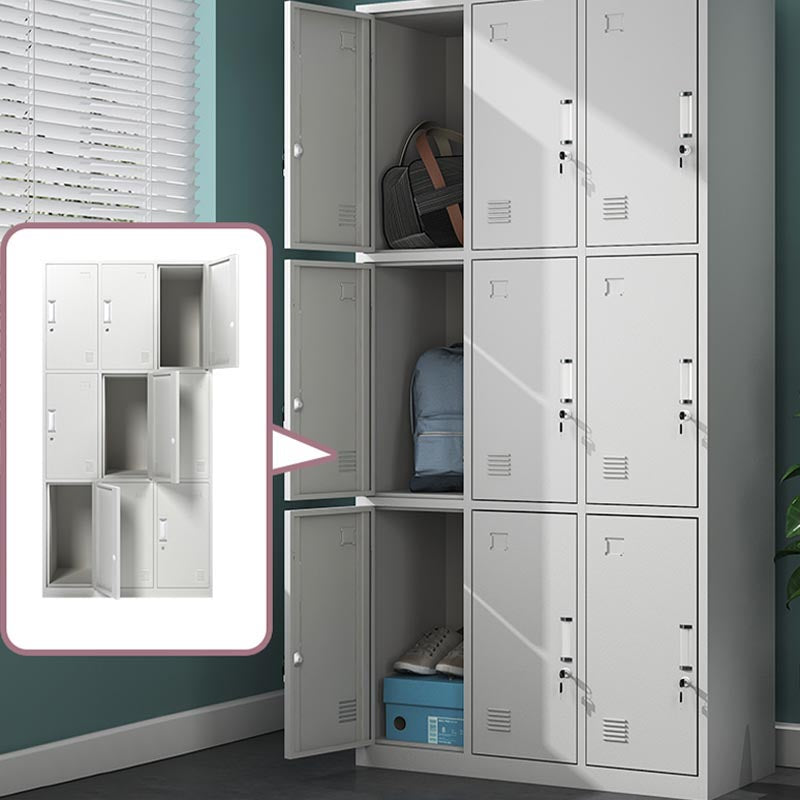 Modern scharnierende garderobe Armoire stalen garderobe kast voor slaapkamer