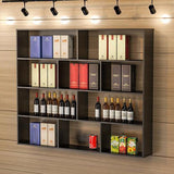 Modern Wall Mounted Bottle Wine Rack Manufactured Wood Wine Bottle Holder Clearhalo 'furn' 'furn_wine_racks' 'Furniture' 'Kitchen & Dining Furniture' 'Wine Racks' 'wine_racks' 5958577