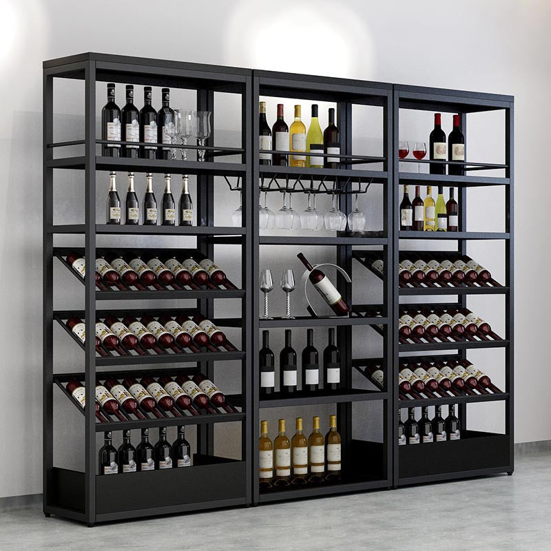 Modern Floor Wine Glass Stemware Rack Holder Metal Wine Rack Clearhalo 'furn' 'furn_wine_racks' 'Furniture' 'Kitchen & Dining Furniture' 'Wine Racks' 'wine_racks' 5958590