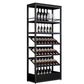 Modern Floor Wine Glass Stemware Rack Holder Metal Wine Rack Wine Bottle Rack Clearhalo 'furn' 'furn_wine_racks' 'Furniture' 'Kitchen & Dining Furniture' 'Wine Racks' 'wine_racks' 5958591