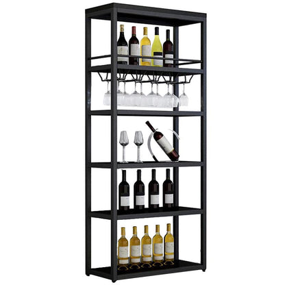 Modern Floor Wine Glass Stemware Rack Holder Metal Wine Rack Wine Bottle & Glass Rack Clearhalo 'furn' 'furn_wine_racks' 'Furniture' 'Kitchen & Dining Furniture' 'Wine Racks' 'wine_racks' 5958592