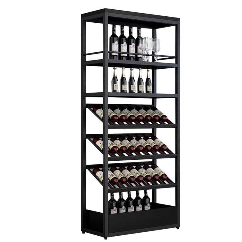 Modern Floor Wine Glass Stemware Rack Holder Metal Wine Rack Clearhalo 'furn' 'furn_wine_racks' 'Furniture' 'Kitchen & Dining Furniture' 'Wine Racks' 'wine_racks' 5958596