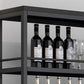Modern Floor Wine Glass Stemware Rack Holder Metal Wine Rack Clearhalo 'furn' 'furn_wine_racks' 'Furniture' 'Kitchen & Dining Furniture' 'Wine Racks' 'wine_racks' 5958600