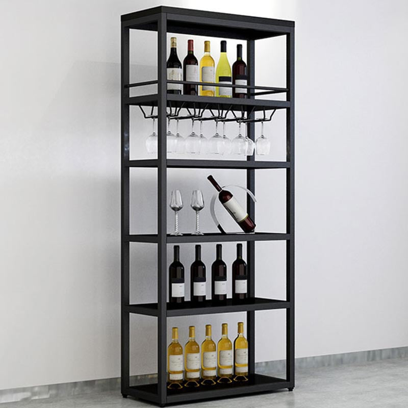 Modern Floor Wine Glass Stemware Rack Holder Metal Wine Rack Clearhalo 'furn' 'furn_wine_racks' 'Furniture' 'Kitchen & Dining Furniture' 'Wine Racks' 'wine_racks' 5958602