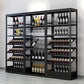 Modern Floor Wine Glass Stemware Rack Holder Metal Wine Rack Clearhalo 'furn' 'furn_wine_racks' 'Furniture' 'Kitchen & Dining Furniture' 'Wine Racks' 'wine_racks' 5958604