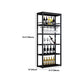 Modern Floor Wine Glass Stemware Rack Holder Metal Wine Rack Clearhalo 'furn' 'furn_wine_racks' 'Furniture' 'Kitchen & Dining Furniture' 'Wine Racks' 'wine_racks' 5958607