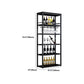 Modern Floor Wine Glass Stemware Rack Holder Metal Wine Rack Clearhalo 'furn' 'furn_wine_racks' 'Furniture' 'Kitchen & Dining Furniture' 'Wine Racks' 'wine_racks' 5958609