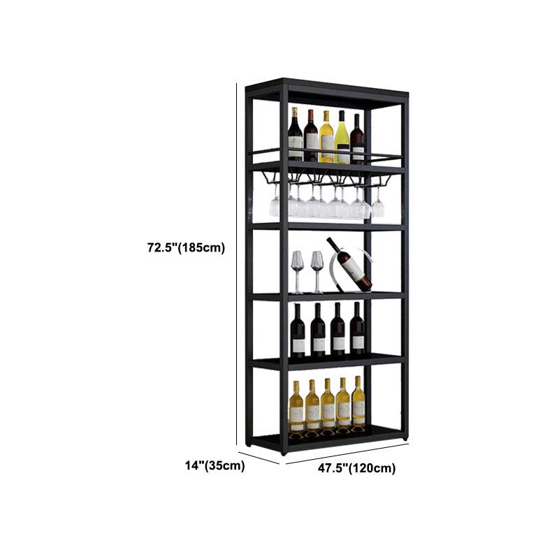 Modern Floor Wine Glass Stemware Rack Holder Metal Wine Rack Clearhalo 'furn' 'furn_wine_racks' 'Furniture' 'Kitchen & Dining Furniture' 'Wine Racks' 'wine_racks' 5958609