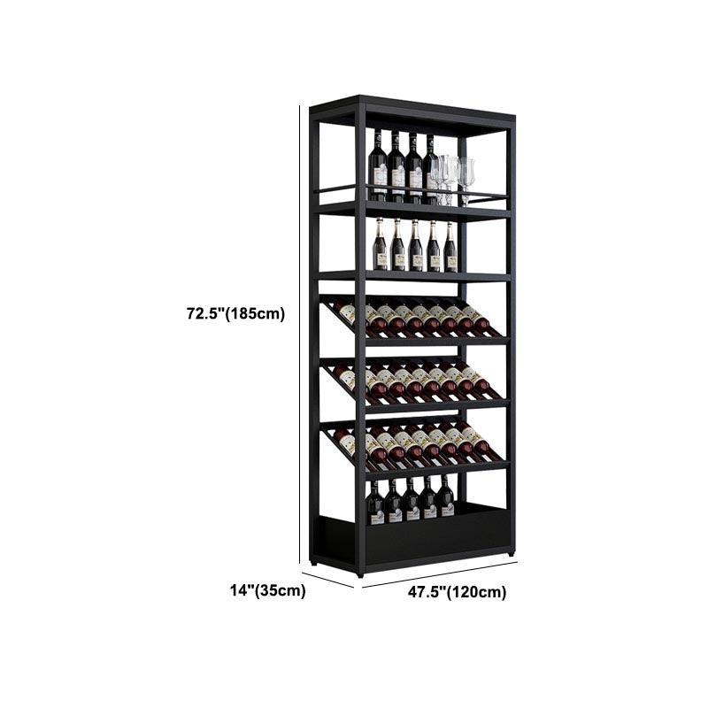 Modern Floor Wine Glass Stemware Rack Holder Metal Wine Rack Clearhalo 'furn' 'furn_wine_racks' 'Furniture' 'Kitchen & Dining Furniture' 'Wine Racks' 'wine_racks' 5958612