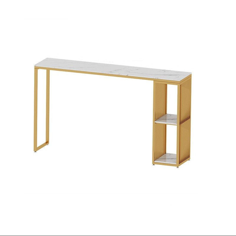 Juego de mesa de Bar Rectangular de 1/3/7 piezas, mesa moderna de mármol para tienda de té con leche y taburetes de Bar