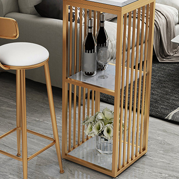 Juego de mesa de Bar Rectangular de 1/3/7 piezas, mesa moderna de mármol para tienda de té con leche y taburetes de Bar