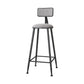 Glam 1/3 Pieces Bar Table Set Rectangle Stone Counter Table with Stools for Balcony