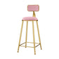 Glam 1/3 Pieces Bar Table Set Rectangle Stone Counter Table with Stools for Balcony