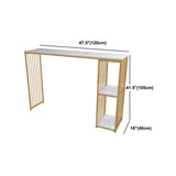 Glam 1/3 pezzi tavolo da bar set di rettangolo di pietra con sgabelli per balcone