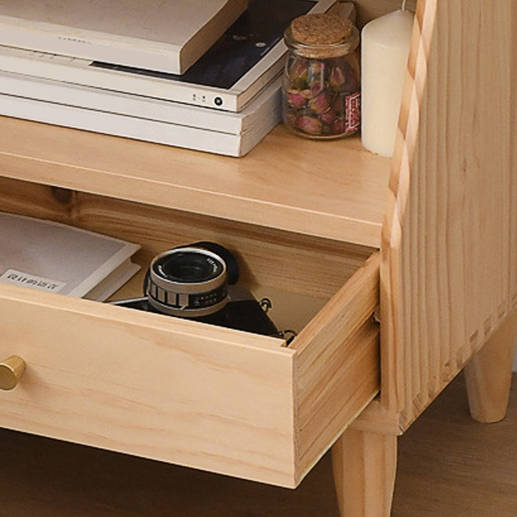 Modern Bed Nightstand Solid Wood Bedside Cabinet for Bedroom Clearhalo 'Bedroom Furniture' 'furn' 'furn_night_stand' 'Furniture' 'night_stand' 'Nightstands' 5958732