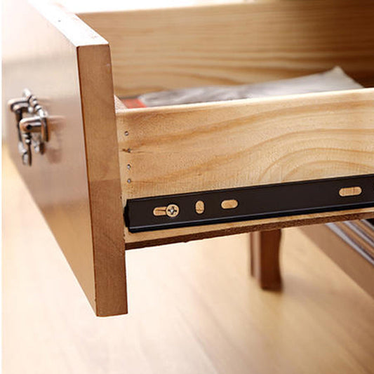 Mesa de acento de madera tradicional mesita de noche 19.68 "Alto 2 cajones de cama de cama
