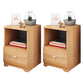 1-drawer Modern Bedside Cabinet Wood Night Table with 1 Shelf