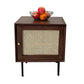 1 Door Rattan Nightstand Contemporary Night Table with 1 Shelves ,23.6" Tall