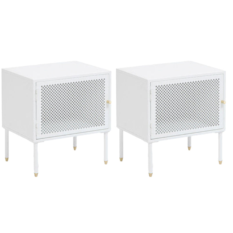 2 étagères Accent Table Table table de nuit en métal moderne, 19,7 "de haut