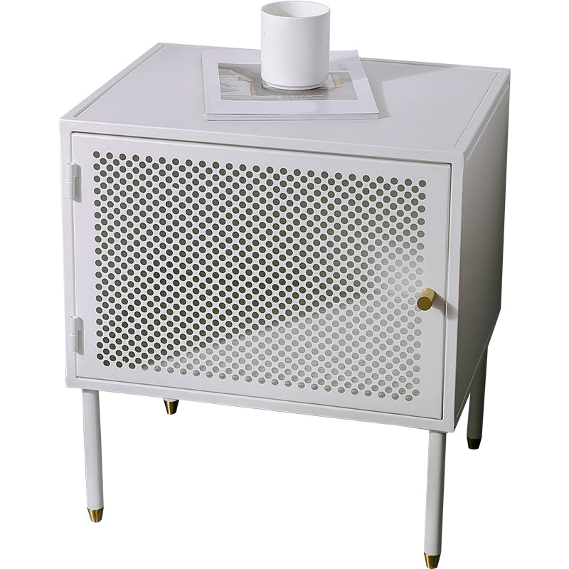 2 étagères Accent Table Table table de nuit en métal moderne, 19,7 "de haut