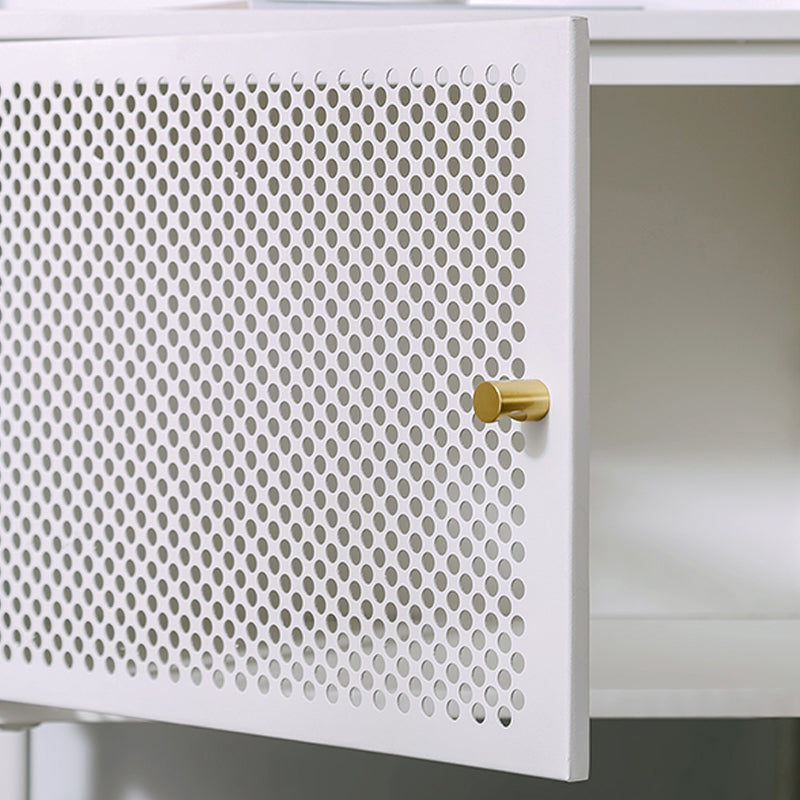 2 étagères Accent Table Table table de nuit en métal moderne, 19,7 "de haut