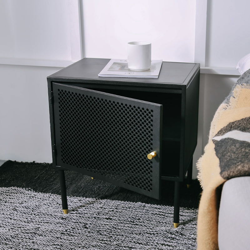 2 étagères Accent Table Table table de nuit en métal moderne, 19,7 "de haut