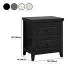 Cajón de almacenamiento de la mesa nocturna de roble tradicional con las piernas