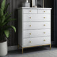 Glam Engineered Wooden Storage Chest Bedroom Chest with Drawers Clearhalo 'Bedroom Furniture' 'Dressers & Chests' 'dressers_chests' 'furn' 'furn_dressers_chests' 'Furniture' 5959038