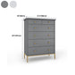 Glam Engineered Wooden Storage Chest Bedroom Chest with Drawers Clearhalo 'Bedroom Furniture' 'Dressers & Chests' 'dressers_chests' 'furn' 'furn_dressers_chests' 'Furniture' 5959050