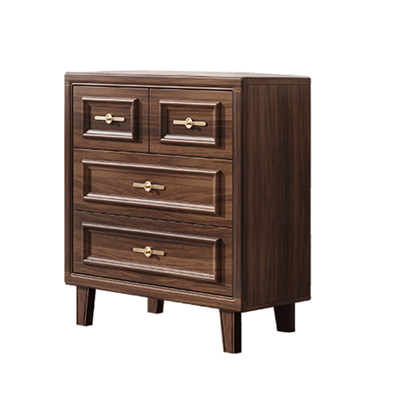 16 "W moderne bruine eiken opbergkast dressoir houten opbergkast met laden